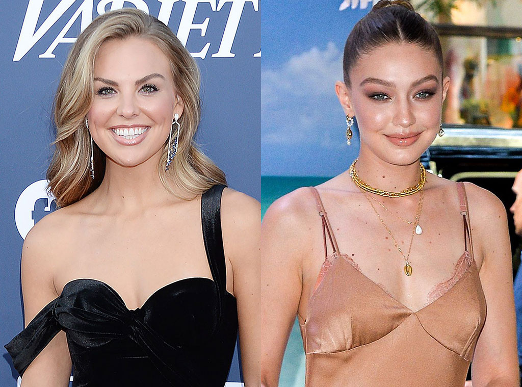Hannah Brown, Gigi Hadid  Hannah Brown, Gigi Hadid